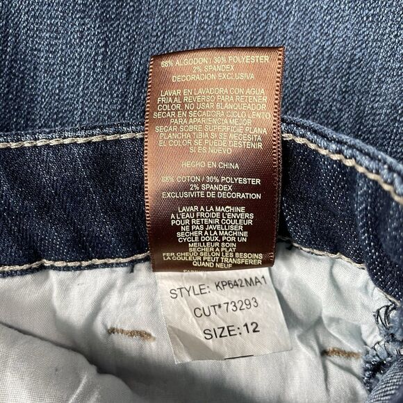 Kut From The Kloth Bootcut Jeans Womens Flap Pockets Denim Stretch Size 12 - Picture 8 of 11